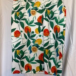 Pre-owned Eloquii Print Pencil Skirt